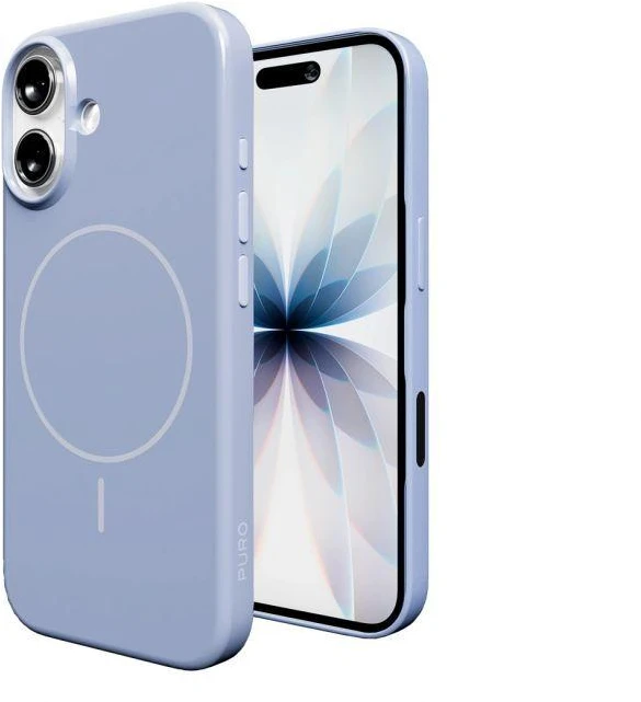 Puro Pulse iPhone 17 polikarbonatinis apsauginis dėklas - mėlyna