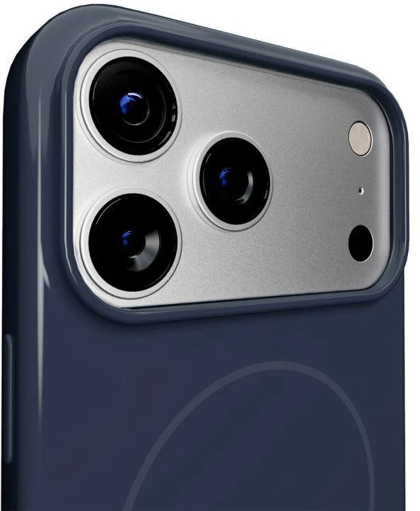 Puro Pulse iPhone 17 Pro polikarbonato apsauginis dėklas – Tamsiai mėlynas