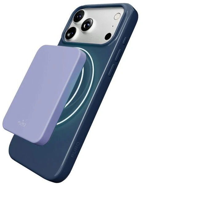 Puro Pulse iPhone 17 Pro polikarbonato apsauginis dėklas – Tamsiai mėlynas