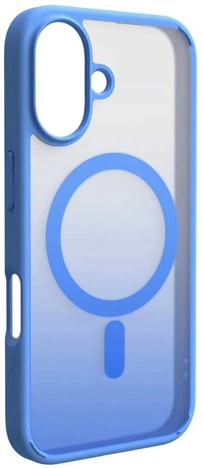 Puro in TPU „GRADIENT” su Magsafe and gradient effect Apple iPhone 16E, dėklas telefonui mėlynos spalvos