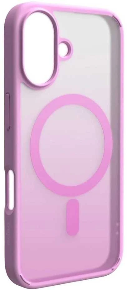 Puro in TPU "GRADIENT" su Magsafe and gradient effect Apple iPhone 16E, dėklas telefonui rožinės spalvos