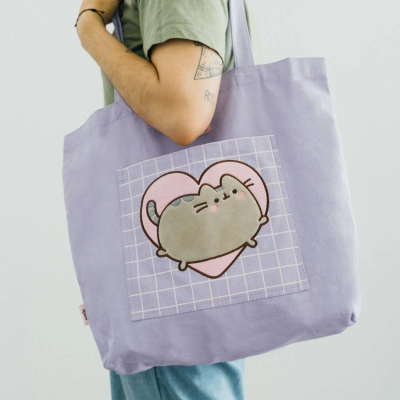 Pusheen - medvilninis pečių krepšys iš „Moments“ kolekcijos (37 x 41 cm)