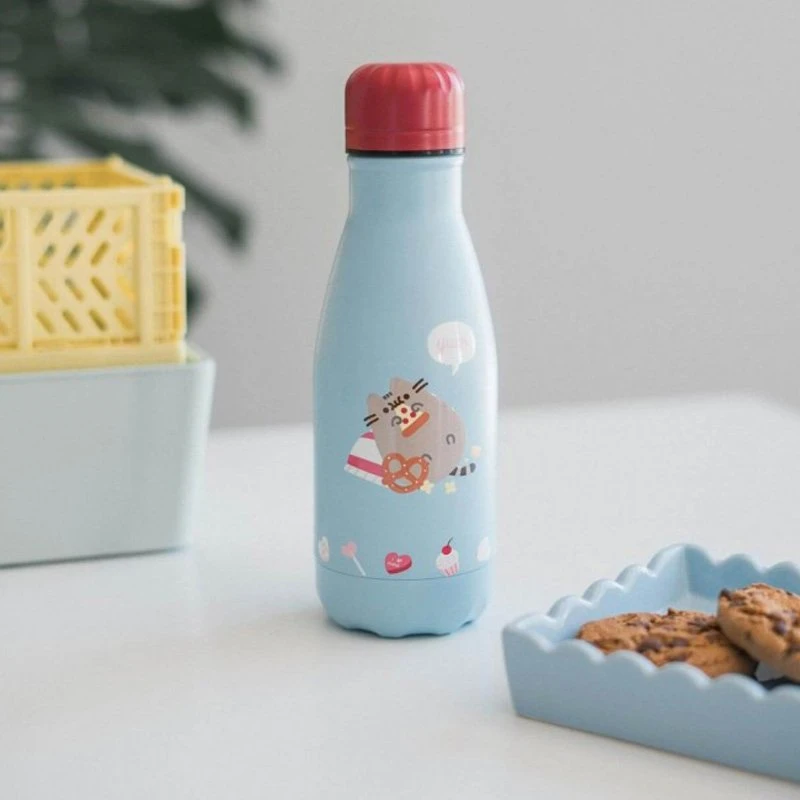 Pusheen - nerūdijančio plieno termo butelis iš „Purrfect Love“ kolekcijos, 260 ml