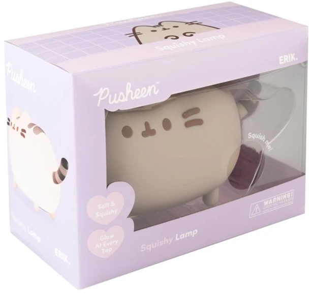 ERIK Pusheen silikoninis LED naktinis šviestuvas vaikams