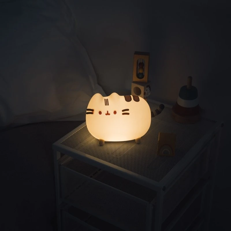 ERIK Pusheen silikoninis LED naktinis šviestuvas vaikams