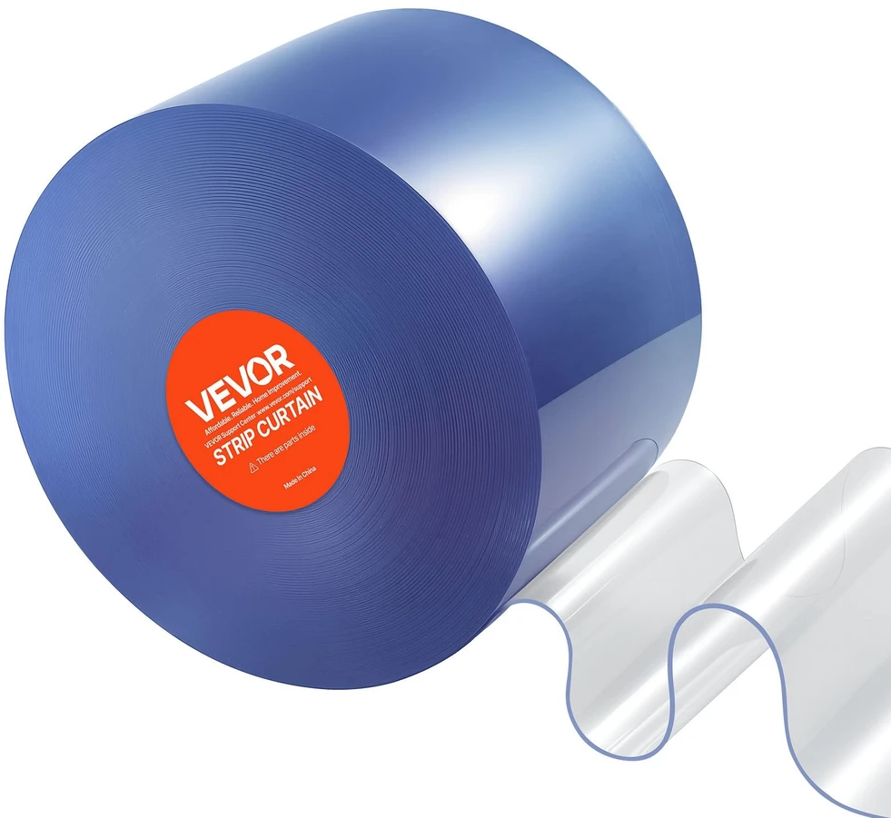 VEVOR PVC juostos durų uždanga 45.72 m x 20 cm
