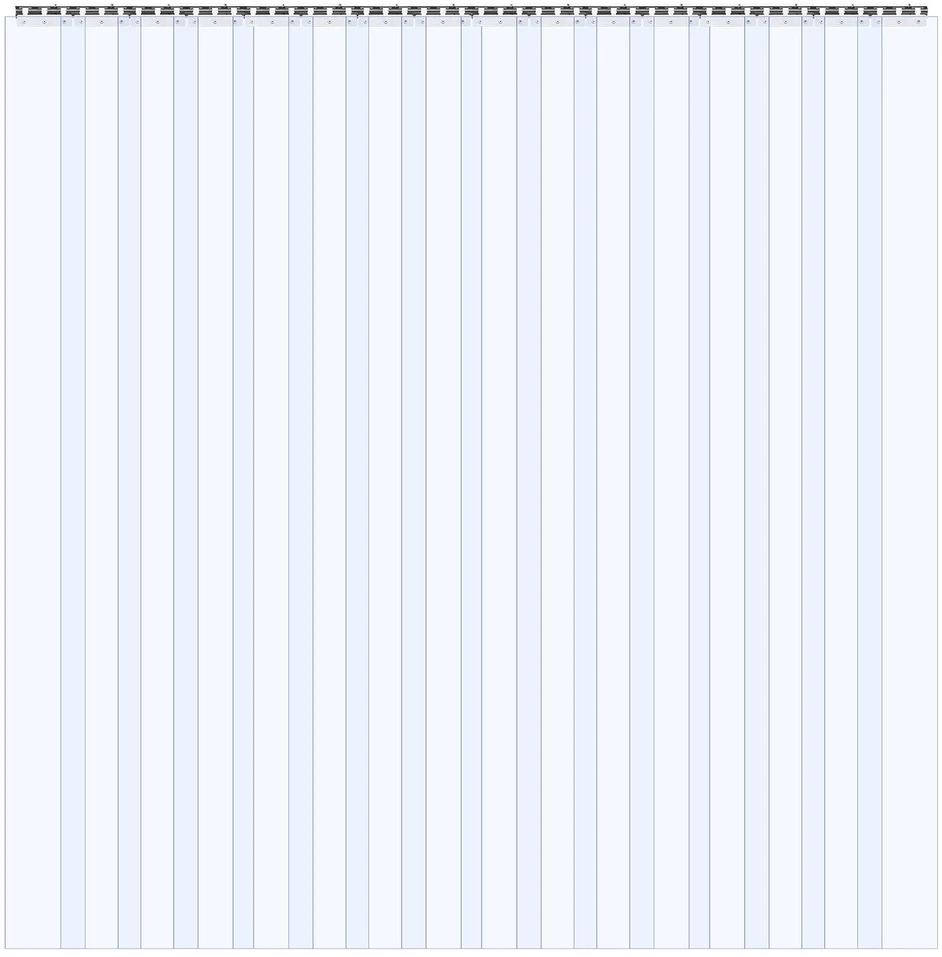 VEVOR PVC juostų užuolaida šaldytuvo durims