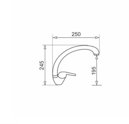 PYRAMIS OSSIA granite faucet vanilla