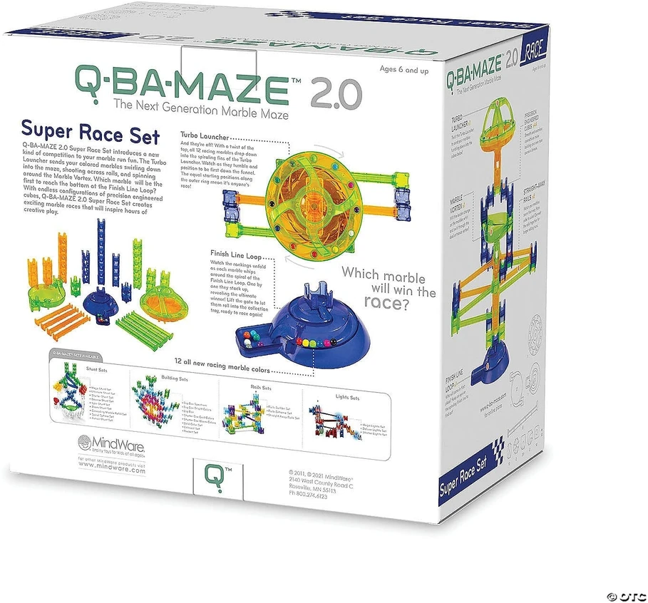 Q-BA-MAZE 2.0: Super race labirintų konstruktorius