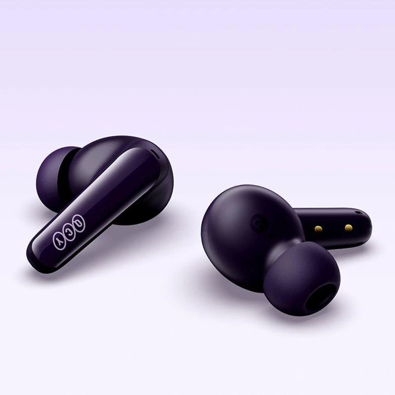 Belaidės ausinės TWS QCY T13x (violetinė)
