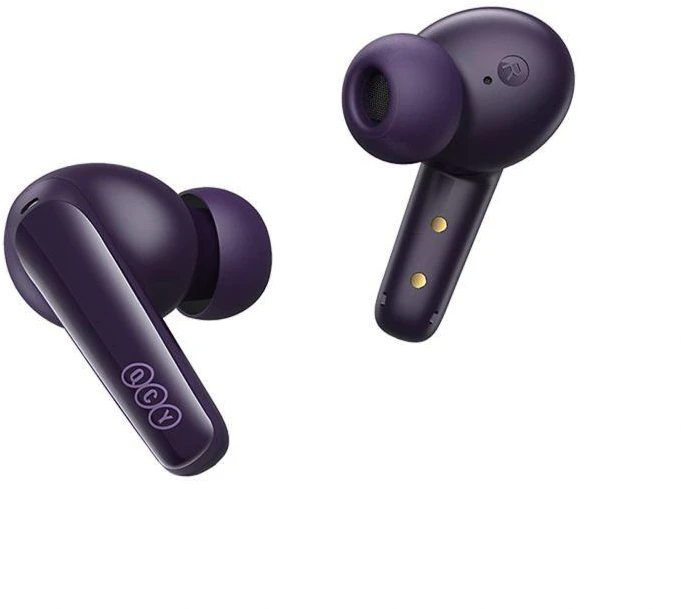 Belaidės ausinės TWS QCY T13x (violetinė)
