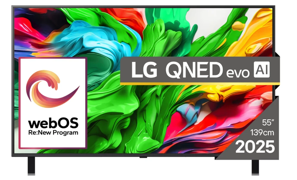LG 55QNED85A3C | 55 | Išmanusis televizorius | „webOS 25“ | UHD | Juoda