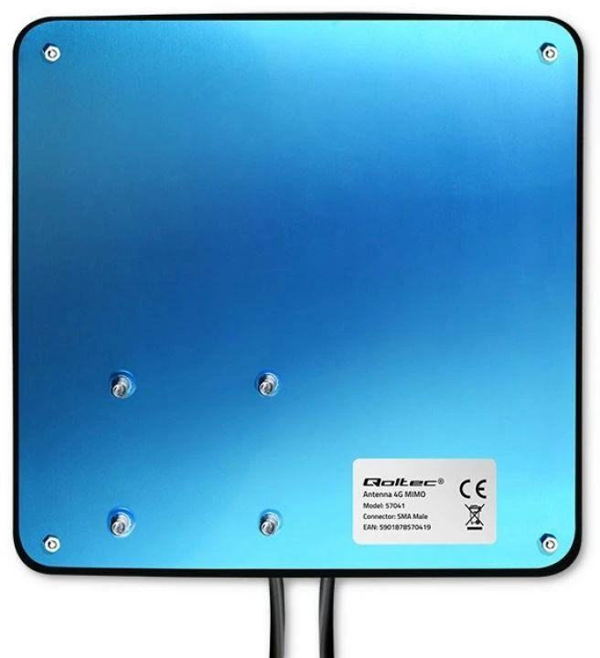 Ryšio stiprintuvas Qoltec Antenna 4G LTE DUAL MIMO booster | 35 dBi | 50W | 2x SMA male