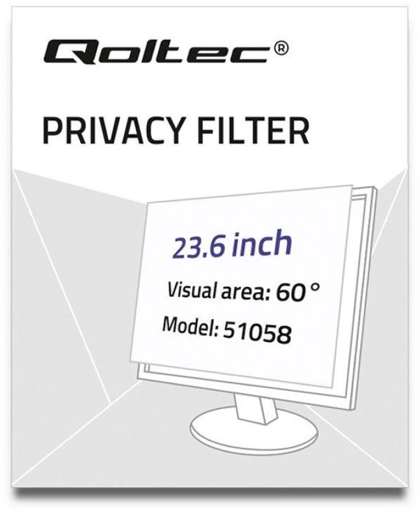 QOLTEC 51058 Qoltec Privatizuojantis filtras RODO | 23,6 | 16:9