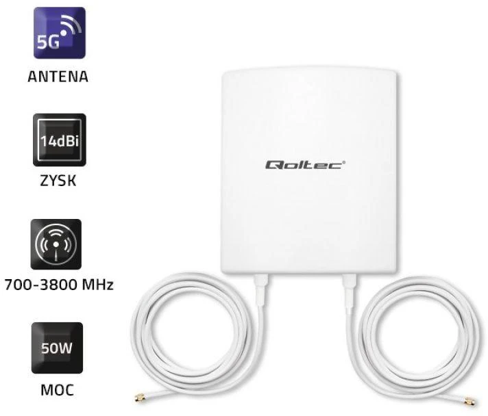 QOLTEC 57022 5G Antenna 14 dBi Outdoor