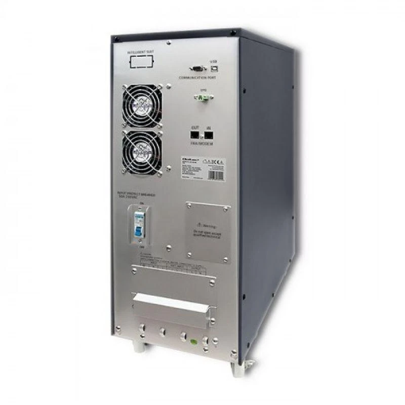 QOLTEC 53044 Qoltec Nepertraukiamas maitinimo šaltinis On-line 10KVA 8kW LCD USB