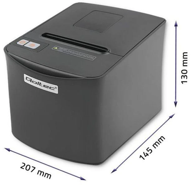 QOLTEC 50256 Receipt spausdintuvas voucher thermal USB
