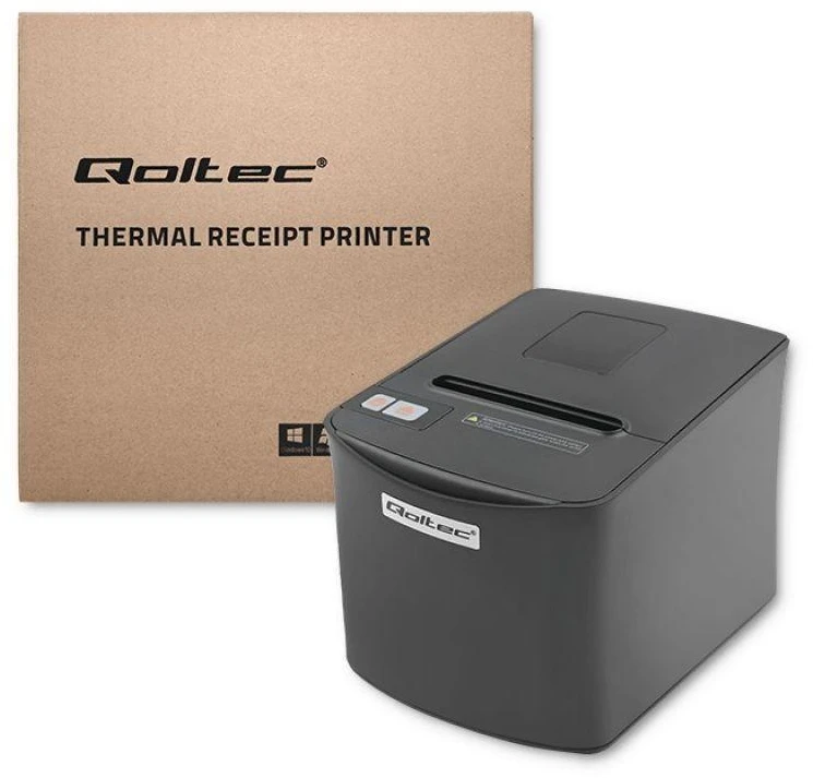 QOLTEC 50256 Receipt spausdintuvas voucher thermal USB