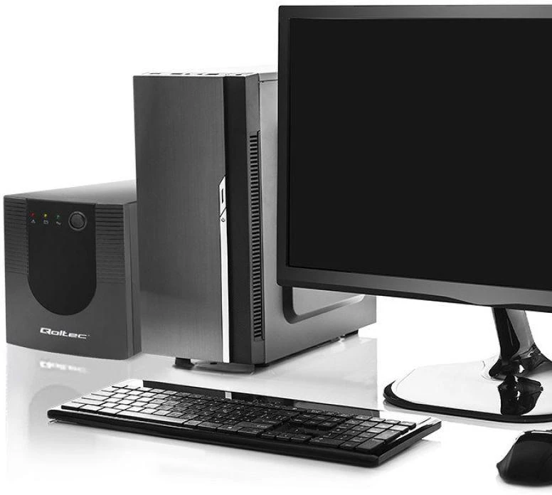 QOLTEC 53775 nepertraukiamo maitinimo linijos interaktyvus monolitas 1200VA 720W