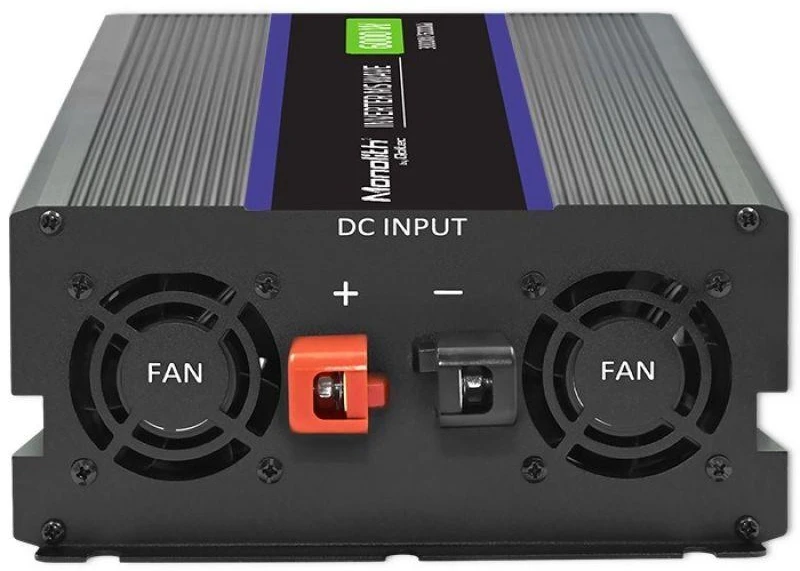 QOLTEC 51929 Monolitinis įtampos keitiklis 6000 MS Wave / 12V iki 230V / 3000/6000W / USB