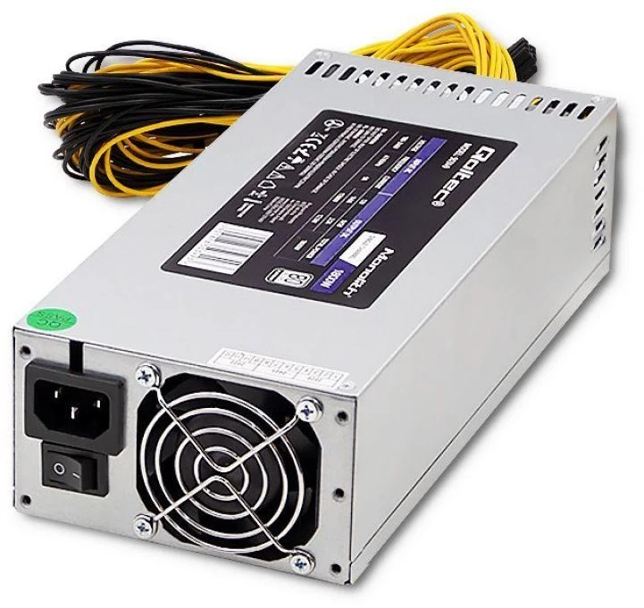QOLTEC 50349 PCI-E 1800 W maitinimo šaltinis 80 Plus Platinum Game Miner