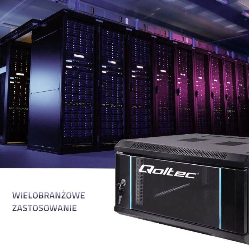 QOLTEC 54465 Rack spintelė 19 colių 6U 600x370mm
