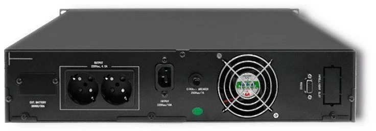 QOLTEC 53945 Nepertraukiamo maitinimo šaltinis UPS RACK 1KVA 800W LCD