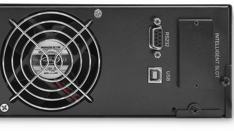 QOLTEC 53945 Nepertraukiamo maitinimo šaltinis UPS RACK 1KVA 800W LCD