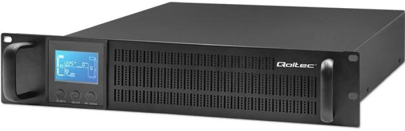 QOLTEC 53945 Nepertraukiamo maitinimo šaltinis UPS RACK 1KVA 800W LCD
