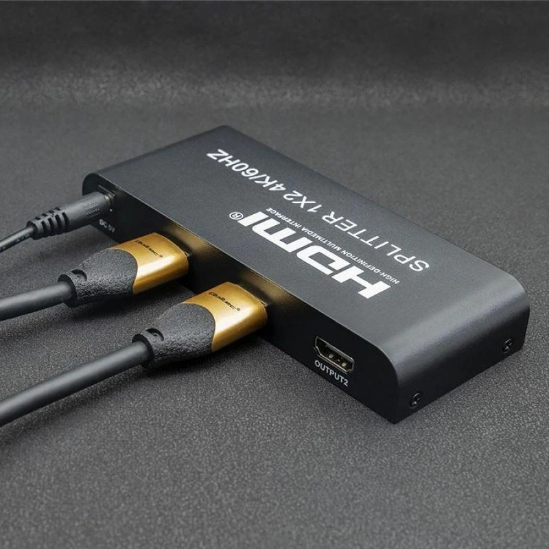 HDMI Skirstytuvas - Qoltec 51797 2x 4K 60Hz