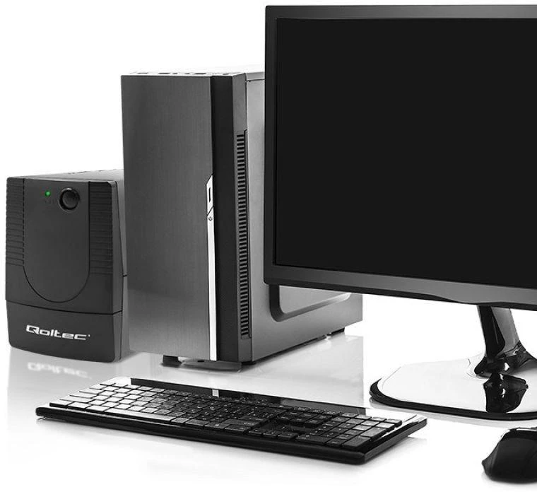 QOLTEC 53772 nepertraukiamo maitinimo linijos interaktyvus monolitas 650VA 360W