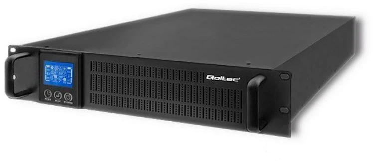 QOLTEC 53947 Nepertraukiamo maitinimo šaltinis UPS RACK 3KVA 2400 W LCD