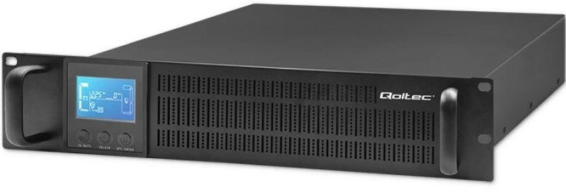 QOLTEC 53947 Nepertraukiamo maitinimo šaltinis UPS RACK 3KVA 2400 W LCD