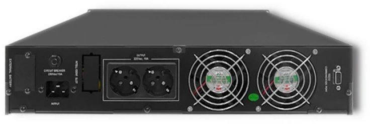 QOLTEC 53947 Nepertraukiamo maitinimo šaltinis UPS RACK 3KVA 2400 W LCD