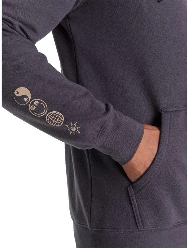 Quiksilver Džemperis su užtrauktuku EQYFT05133-KSH0 Tamsiai mėlyna L