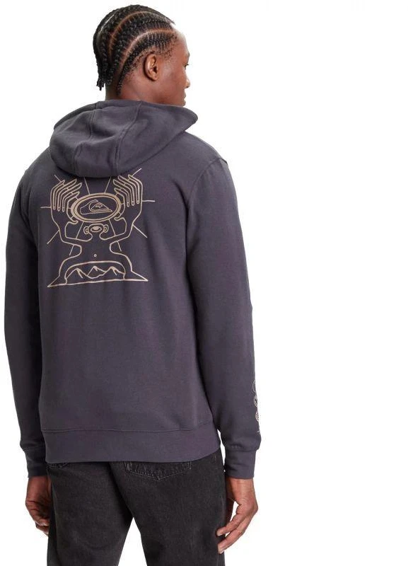 Quiksilver Džemperis su užtrauktuku EQYFT05133-KSH0 Tamsiai mėlyna L