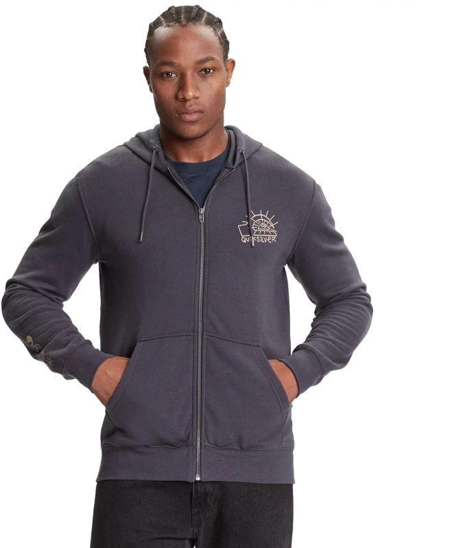 Quiksilver Džemperis su užtrauktuku EQYFT05133-KSH0 Tamsiai mėlyna L