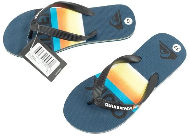 Quiksilver Molokai vaikiškos šlepetės, madingos ir patogios paplūdimiui.