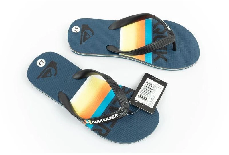 Quiksilver Molokai vaikiškos šlepetės, madingos ir patogios paplūdimiui.