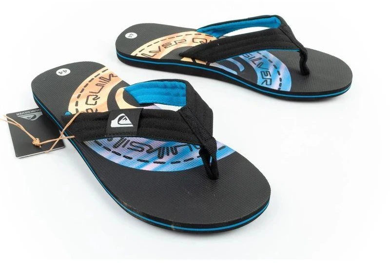 Quiksilver Molokai vyriškos paplūdimio šlepetės, madingos ir patogios paplūdimiui.