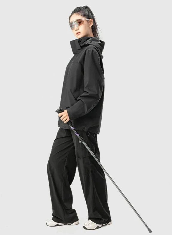 Qunature Nordic Walking Trekking Poles Aluminum 110 – 130 cm – violetinės spalvos