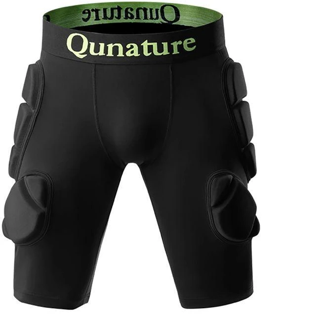 Qunature Šlaunų apsaugos – Pažangios XL slidėms, snieglenčių sportui, riedučiams – Juodos