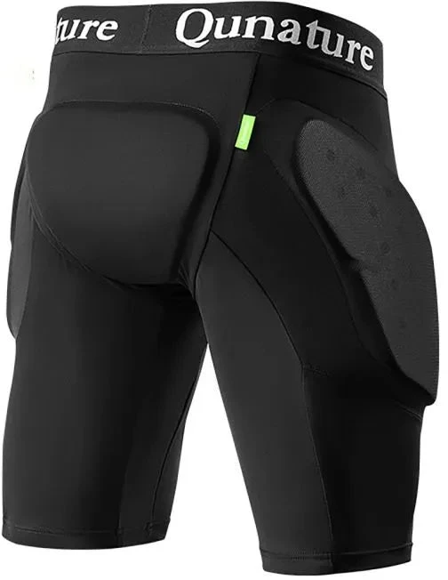 Qunature slidinėjimo klubų apsaugos – Basic S, skirtos slidinėjimui, snieglenčių sportui, čiuožimui – juodos