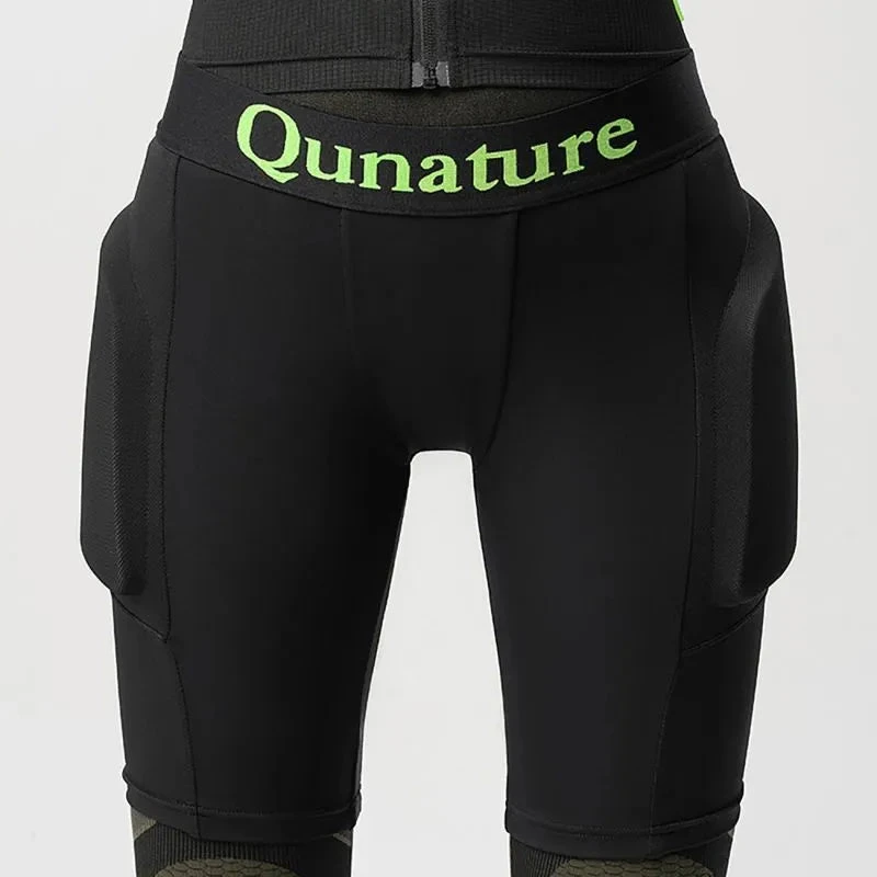 Qunature slidinėjimo klubų apsaugos – Basic S, skirtos slidinėjimui, snieglenčių sportui, čiuožimui – juodos