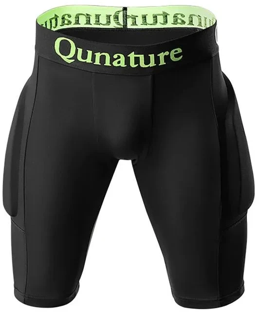 Qunature slidinėjimo klubų apsaugos – Basic S, skirtos slidinėjimui, snieglenčių sportui, čiuožimui – juodos