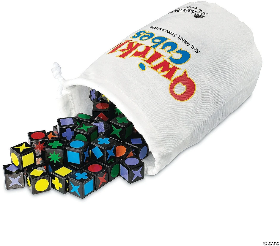 Qwirkle Cubes stalo žaidimas