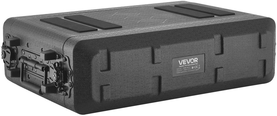 VEVOR 2U rack dėklas, mikrofonų skyriai