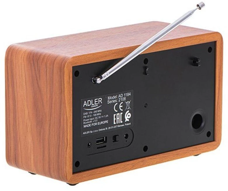 Radijas DAB+ ADLER AD 1184