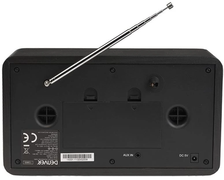 Radijas DAB+/FM su Bluetooth Denver DAB-18 Retro, pilkas