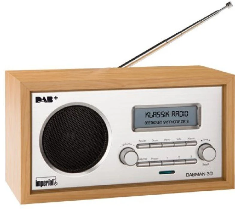 Radijas Imperial DABMAN 30 DAB+/FM, medinis